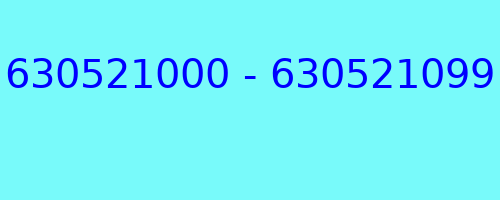 630521000 - 630521099 kto dzwonił