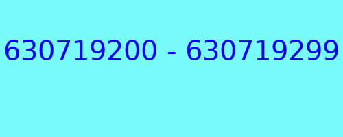 630719200 - 630719299 kto dzwonił