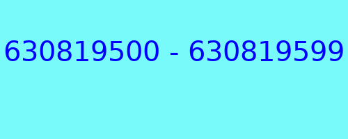 630819500 - 630819599 kto dzwonił