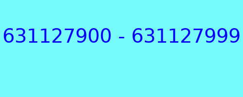 631127900 - 631127999 kto dzwonił