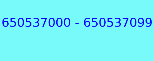 650537000 - 650537099 kto dzwonił