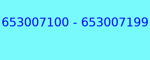 653007100 - 653007199 kto dzwonił