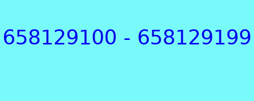 658129100 - 658129199 kto dzwonił