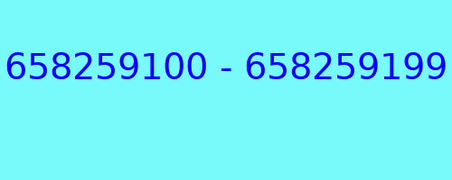 658259100 - 658259199 kto dzwonił