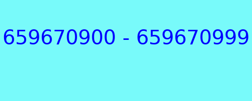 659670900 - 659670999 kto dzwonił