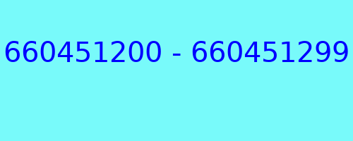 660451200 - 660451299 kto dzwonił