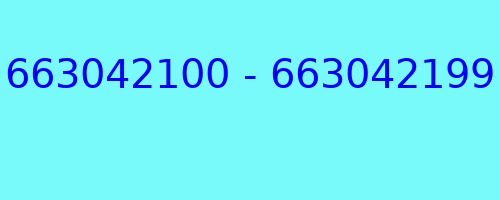 663042100 - 663042199 kto dzwonił