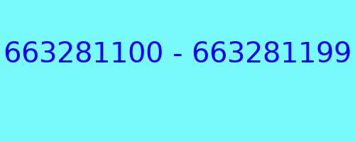 663281100 - 663281199 kto dzwonił