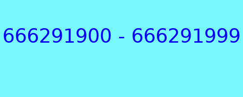 666291900 - 666291999 kto dzwonił