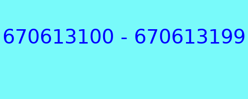 670613100 - 670613199 kto dzwonił