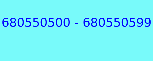 680550500 - 680550599 kto dzwonił