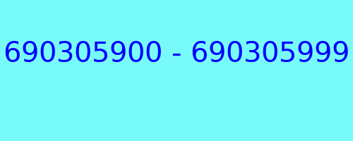 690305900 - 690305999 kto dzwonił