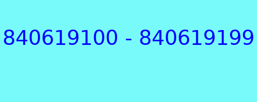 840619100 - 840619199 kto dzwonił