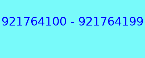 921764100 - 921764199 kto dzwonił