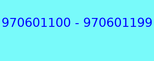 970601100 - 970601199 kto dzwonił