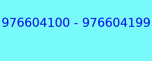 976604100 - 976604199 kto dzwonił