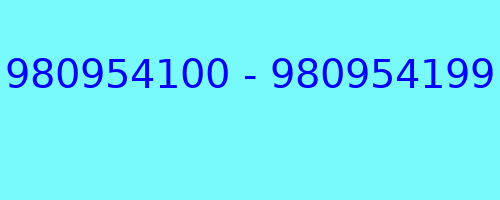 980954100 - 980954199 kto dzwonił