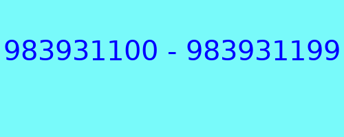 983931100 - 983931199 kto dzwonił