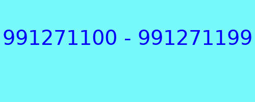 991271100 - 991271199 kto dzwonił