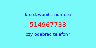 kto dzwonił 514967738  czy odebrać telefon?