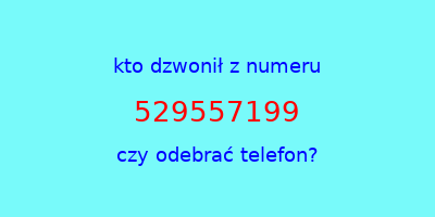 kto dzwonił 529557199  czy odebrać telefon?