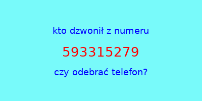 kto dzwonił 593315279  czy odebrać telefon?