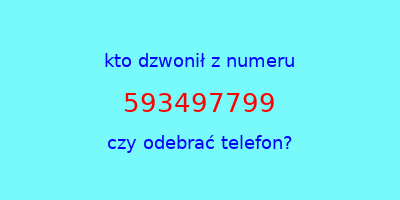 kto dzwonił 593497799  czy odebrać telefon?