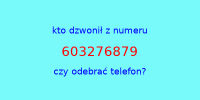 kto dzwonił 603276879  czy odebrać telefon?