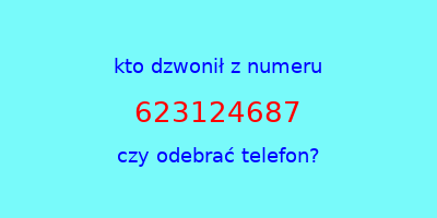 kto dzwonił 623124687  czy odebrać telefon?