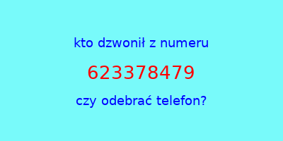 kto dzwonił 623378479  czy odebrać telefon?