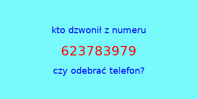 kto dzwonił 623783979  czy odebrać telefon?