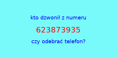 kto dzwonił 623873935  czy odebrać telefon?