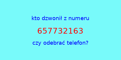 kto dzwonił 657732163  czy odebrać telefon?